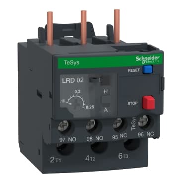 اوفر لود Overload relay 0.16 A - 0.25A ( for D09 ---D38 )